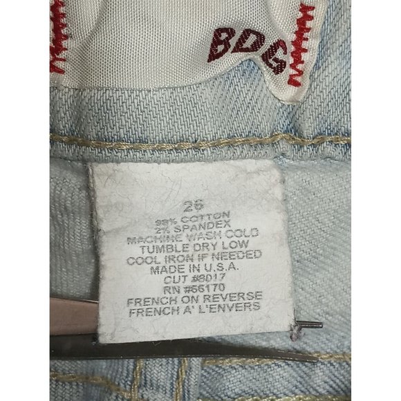 BDG Jeans Womens Size 26 Cigarette Skinny Light Wash Blue Denim - Picture 11 of 12